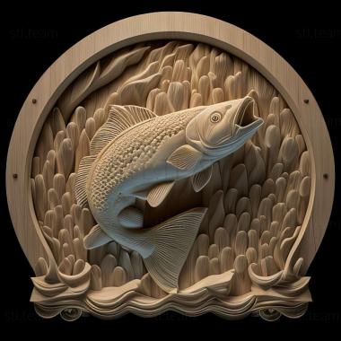 3D model Kallicht fish (STL)